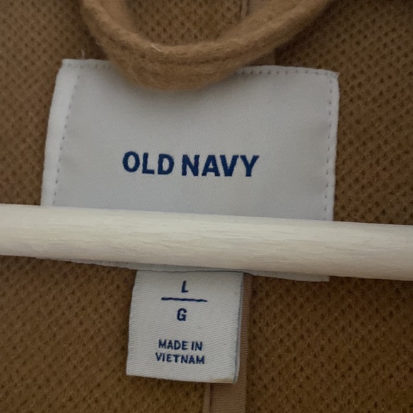 Old Navy trench style polyester stretch jacket L - Picture 2 of 3